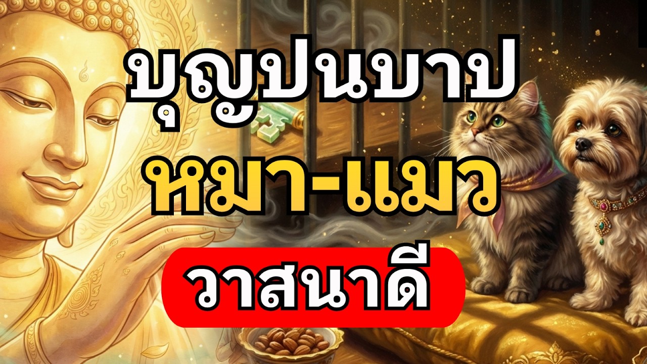 บุญปนบาป หมา-แมว วาสนาดี เกิดมาเป็นสัตว์เลี้ยงเศรษฐีเพราะกรรมใด
