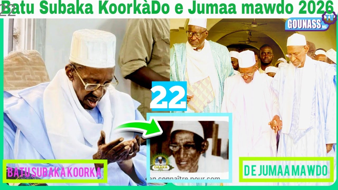 Buta Subaka Koorka do e jumaa mawdo Madiina Gunass’nialnde alkamisa.22 Koorka 2026