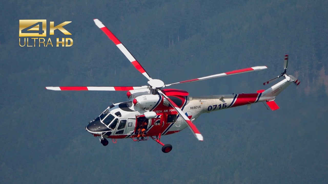 PZL Swidnik W-3A Sokol from the Czech Air Force 0715 flying Display Airpower 2024 Zeltweg LOXZ