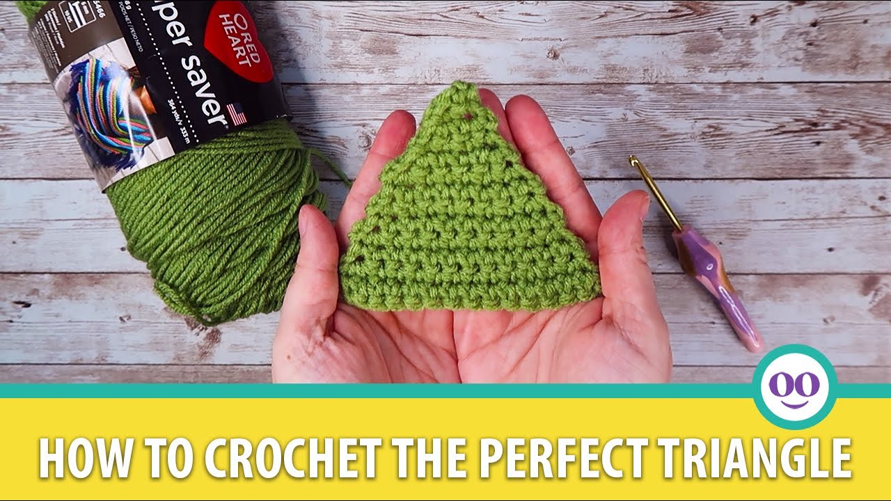 How to Crochet the Perfect Triangle!