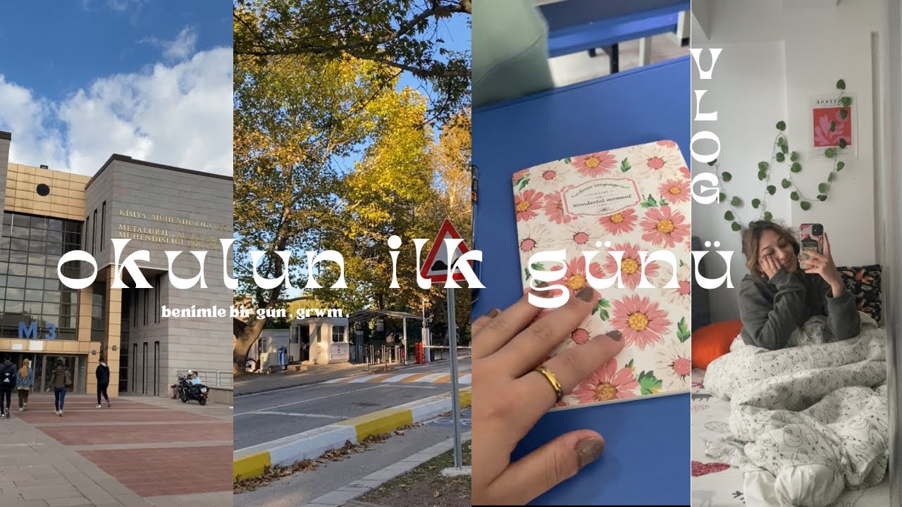 ÜNİVERSİTENİN İLK GÜNÜ! / benimle bir gün ☀️
