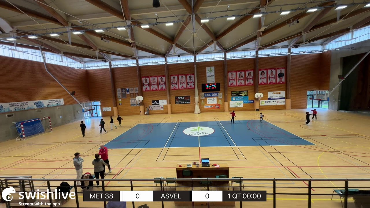 Live propulsé par l'application Swish Live
MET 38 VS ASVEL