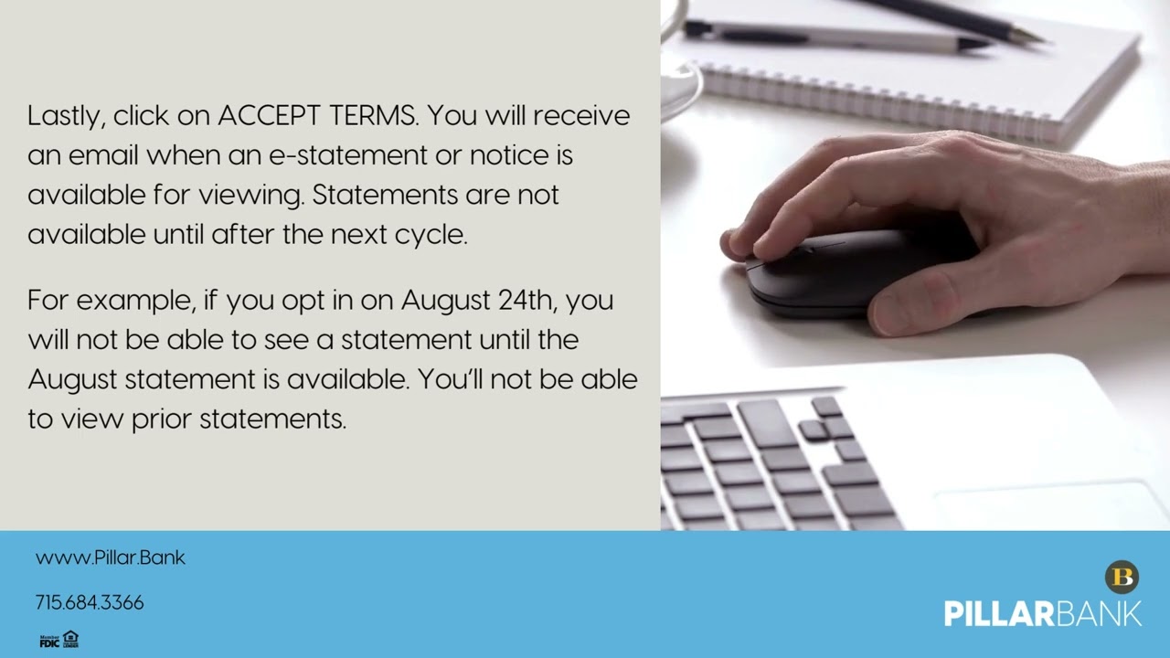 How to receive Electronic Statements and Notices
