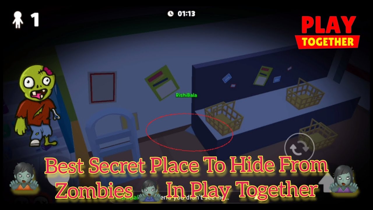 Best Secret Place To Hide From Zombies 🧟‍♂️ | ☆Play Together☆ #playtogether | Zombie Virus | ♡RG♡|