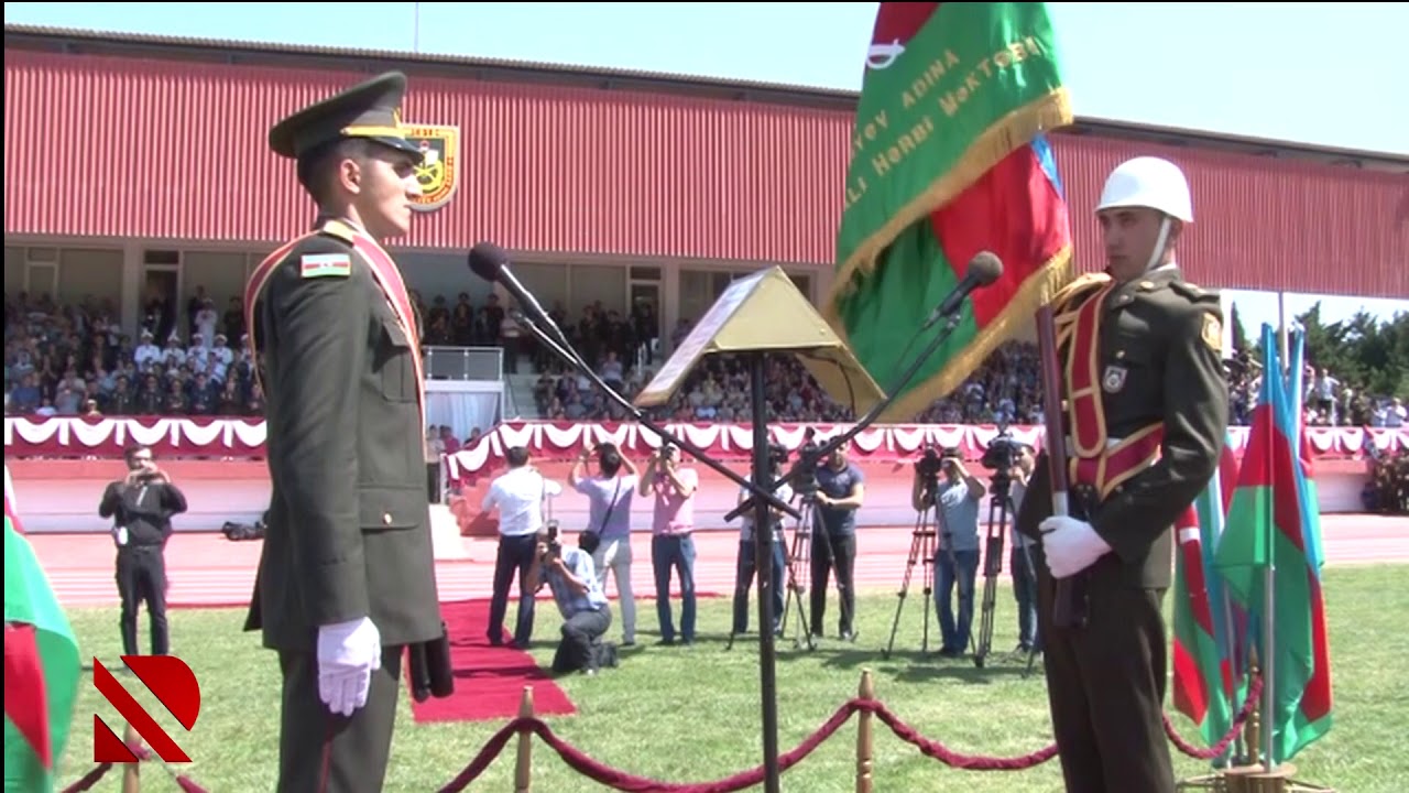 Ali Hərbi Məktəbdə məzun günü.