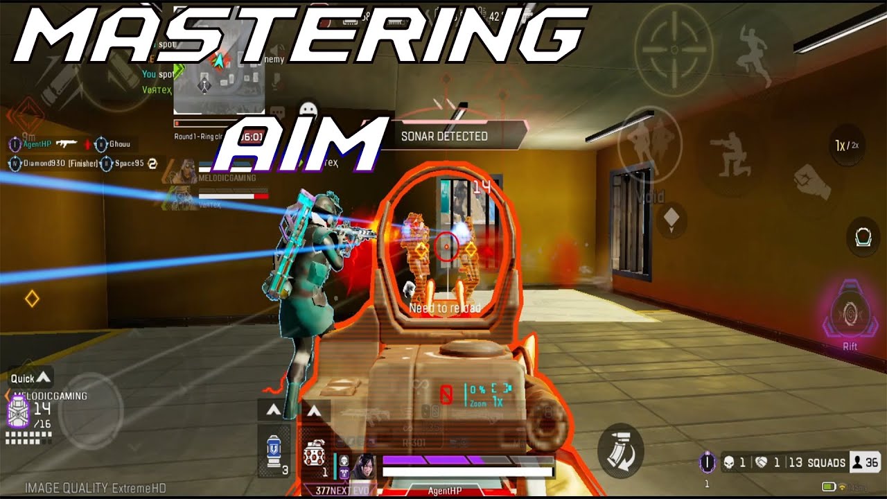Pro Gameplay! Mastering Aim in Apex Legends Mobile | Agenthp | ExtremeHD 60fps