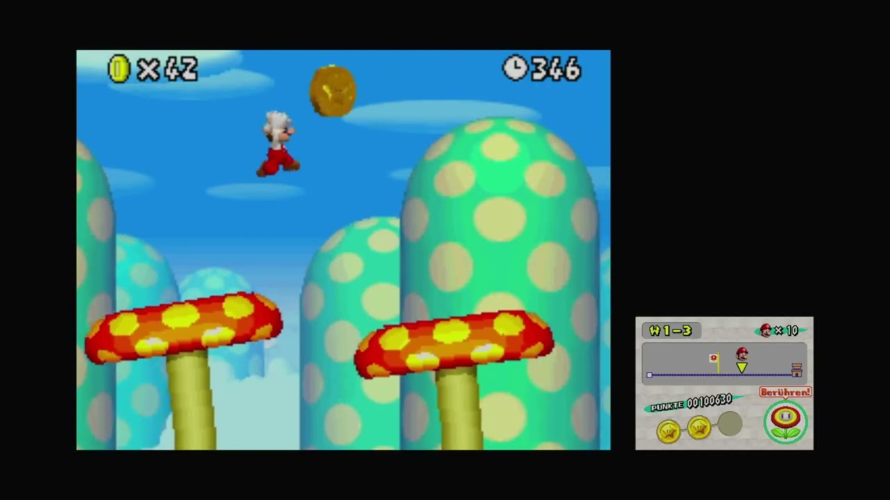 New Super Mario Bros DS Part 1 (WII U) Deutsch