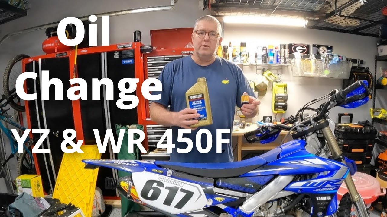 Как заменить масло на Yamaha YZ и WR 450F