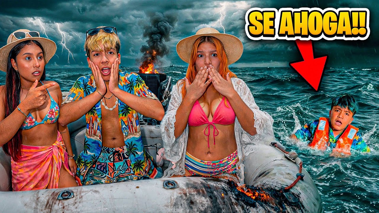VARADOS EN EL MEDIO DEl MAR😱😭”Gritos y desesperación” 