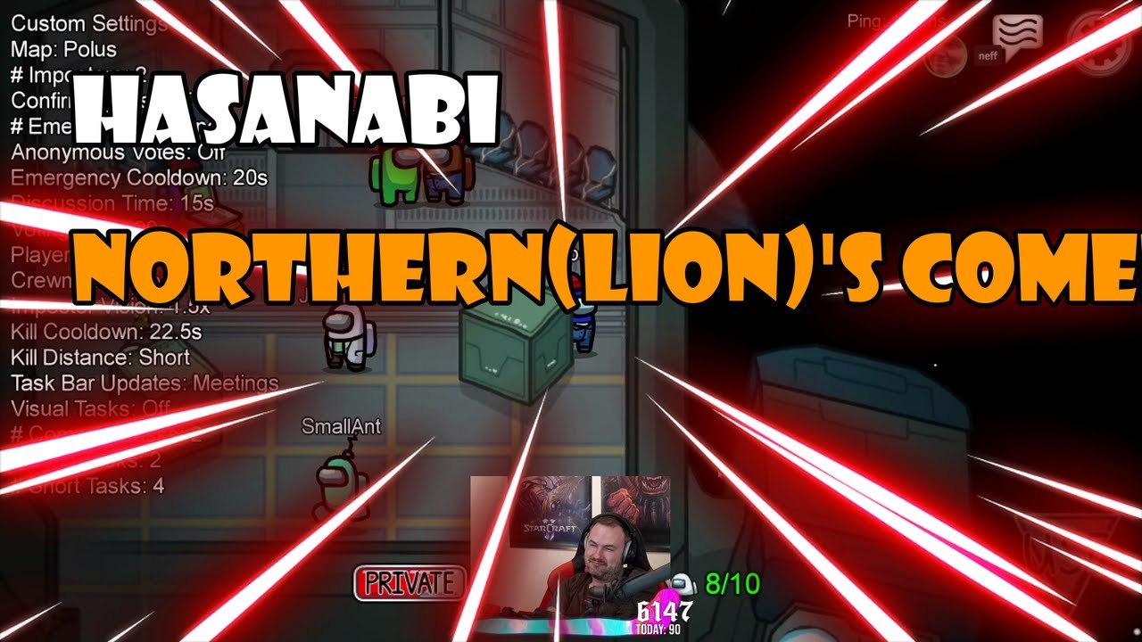 Daily Among Us Highlights : hasanabi Northern(lion)'s Comedy Gold