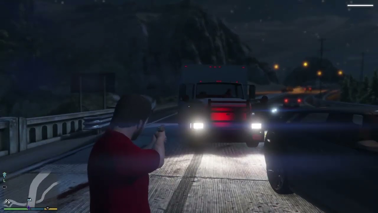 MICHAEL SHOOTS A MAN ON THE FREEWAY FOR BUMPING INTO HIM 🙆🏾‍♂️😤  #Road To 50 SUBS. #gameplay #gta5 