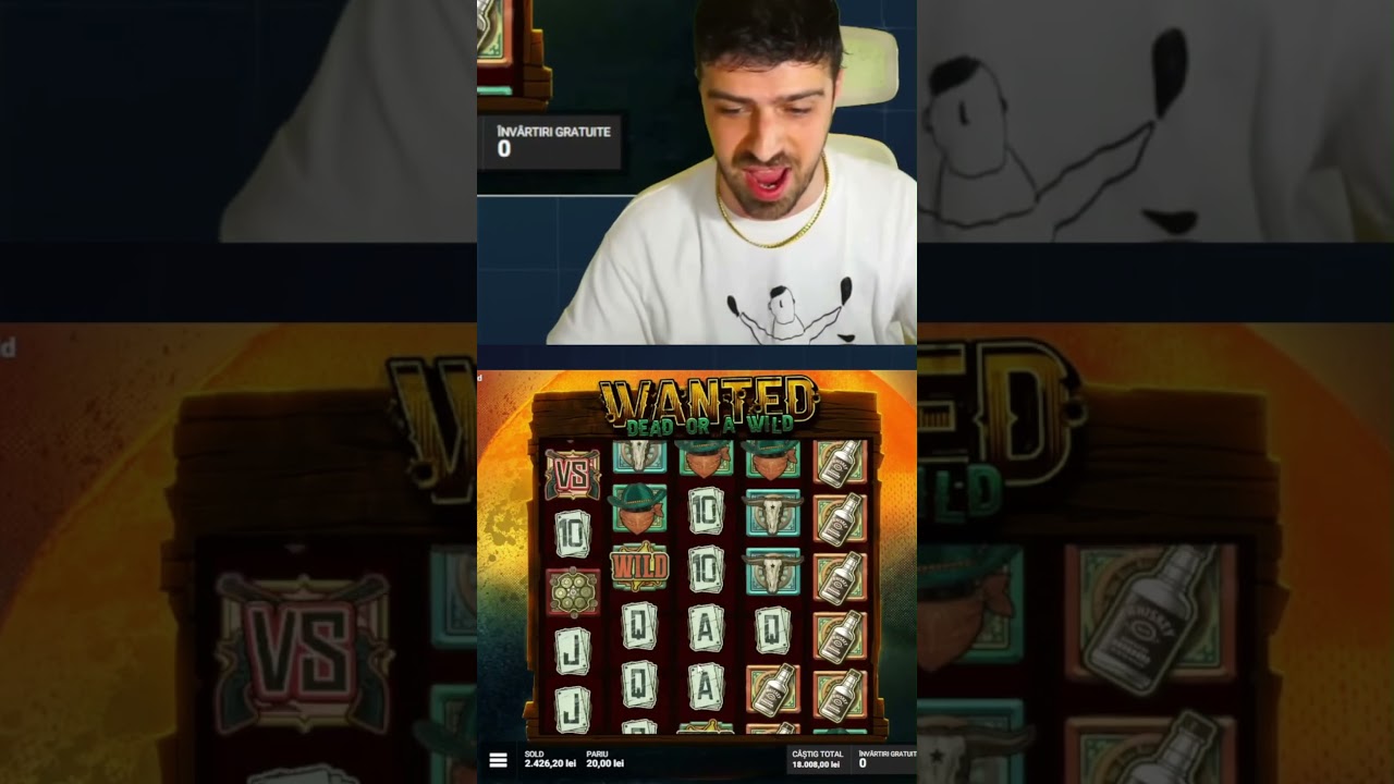 BIG WIN!! Speciala prinsa de CasinosRo in bet de 20 la wanted!! 