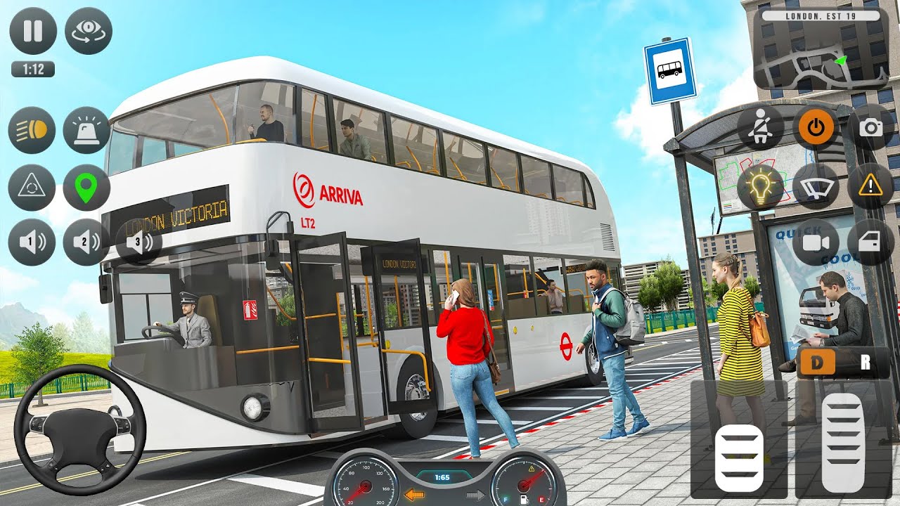 Midnight Bus - Coach Bus Games, Now its time to play City Coach Bus Simulator Bus Driving 3D.
