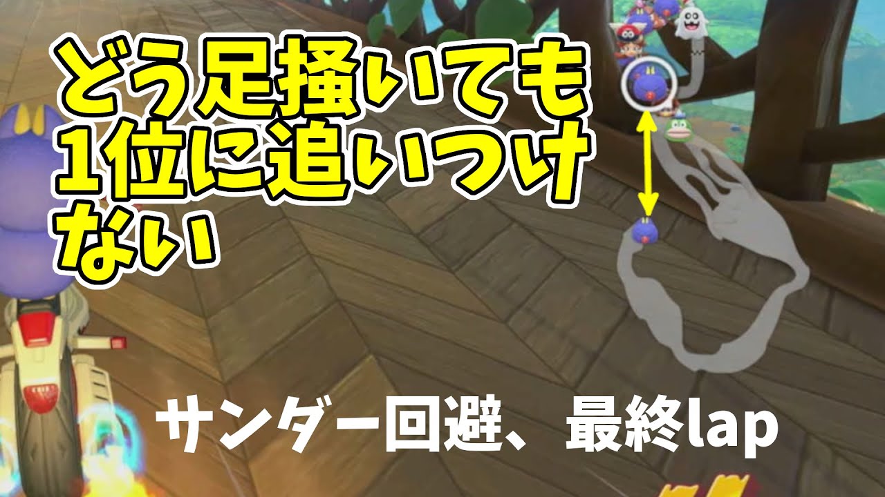 サンダー回避したが時すでに遅し #9 【マリオカートワールド】