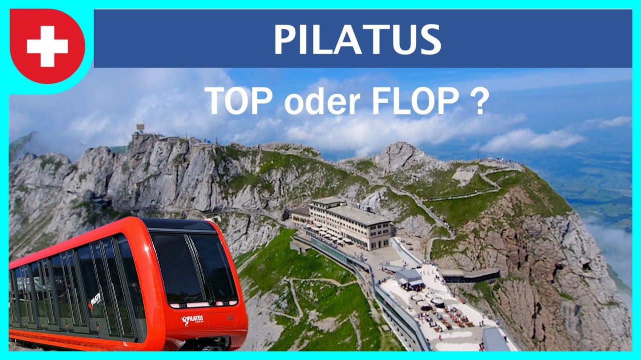 Pilatus mit der steilsten Zahnradbahn der Welt