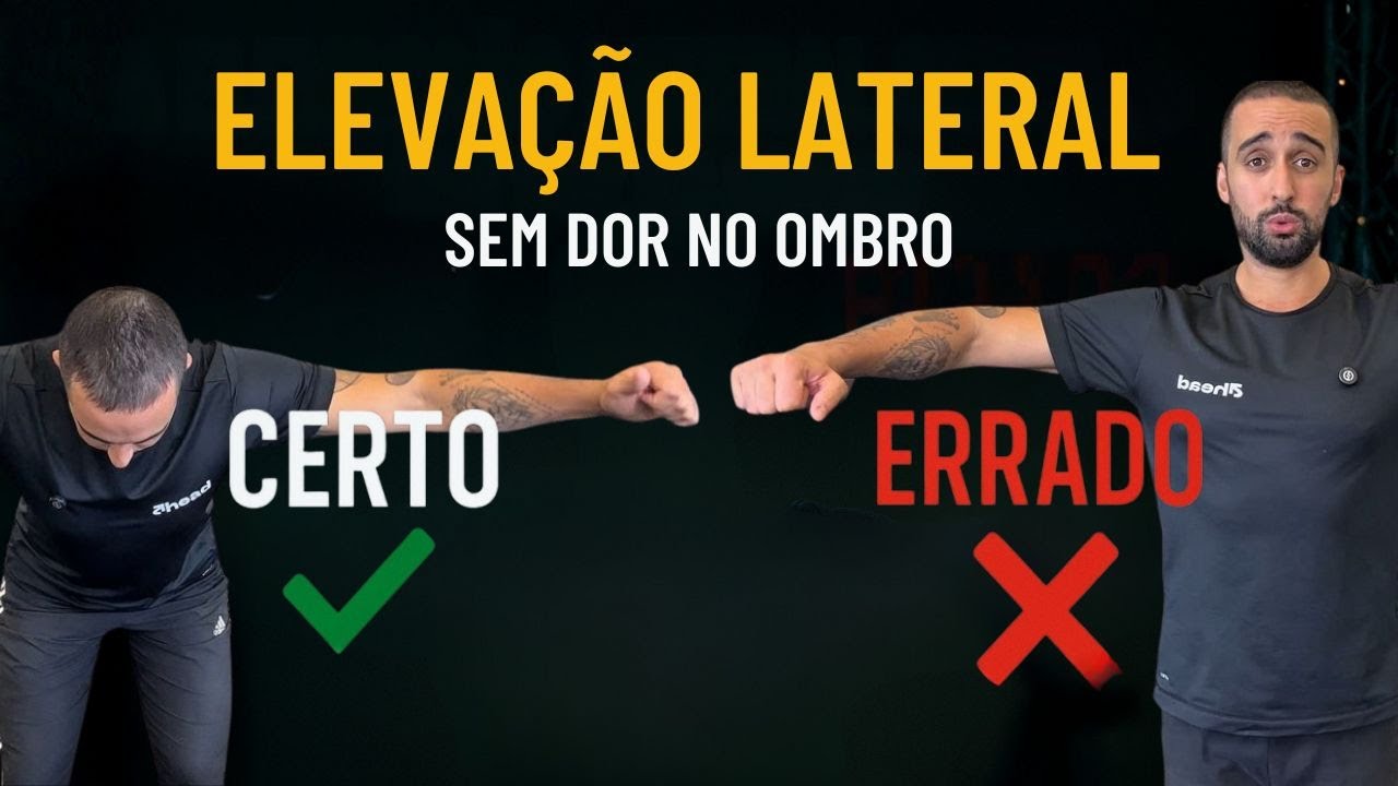 Dor no ombro? 90% erram nesse exercício. Veja como fazer certo!
