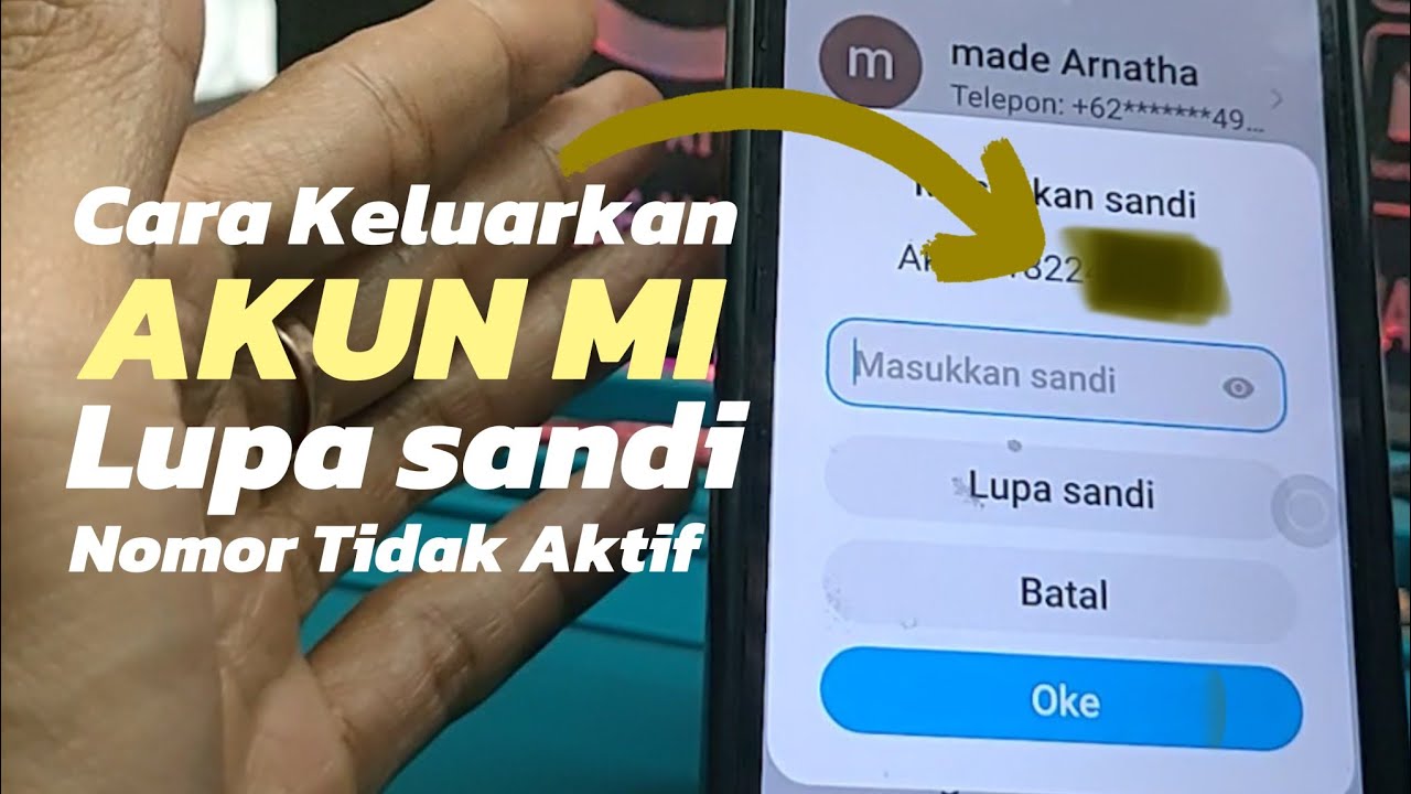 Cara Keluarkan Akun Mi Xiaomi yg Lupa Pasword tapi Sim Card sudah Tidak Aktif Lagi || Terbaru 2025