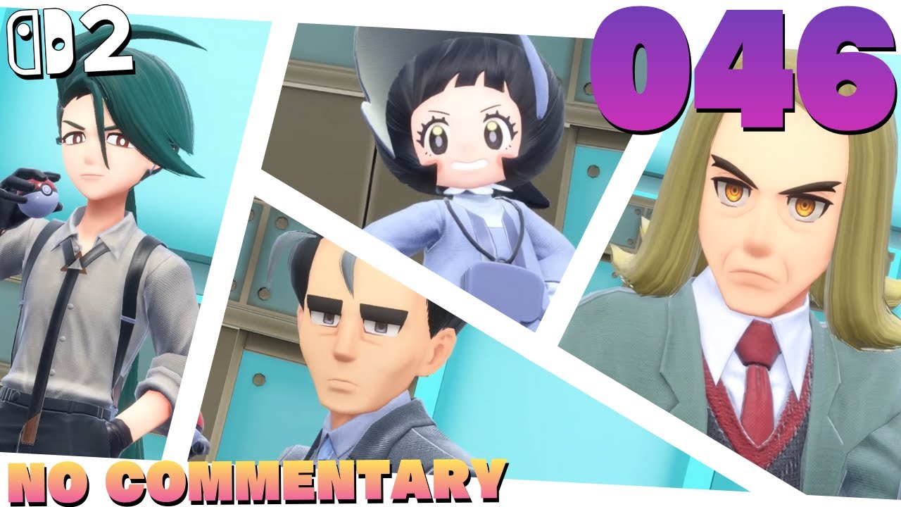 Pokemon Violet NS2 (46)- League Interview, Elite four Rika, Poppy, Larry & Hassel Battle