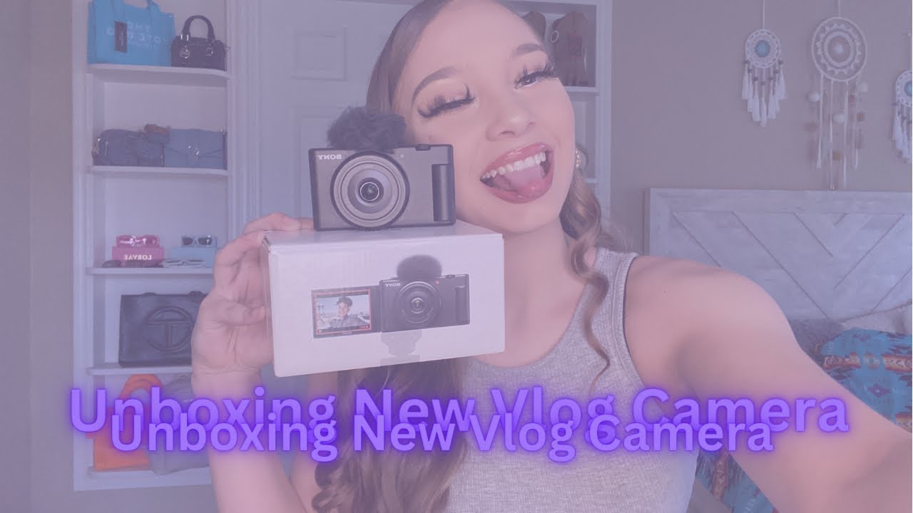 Unboxing my new vlogging camera w/ me 🙈💕