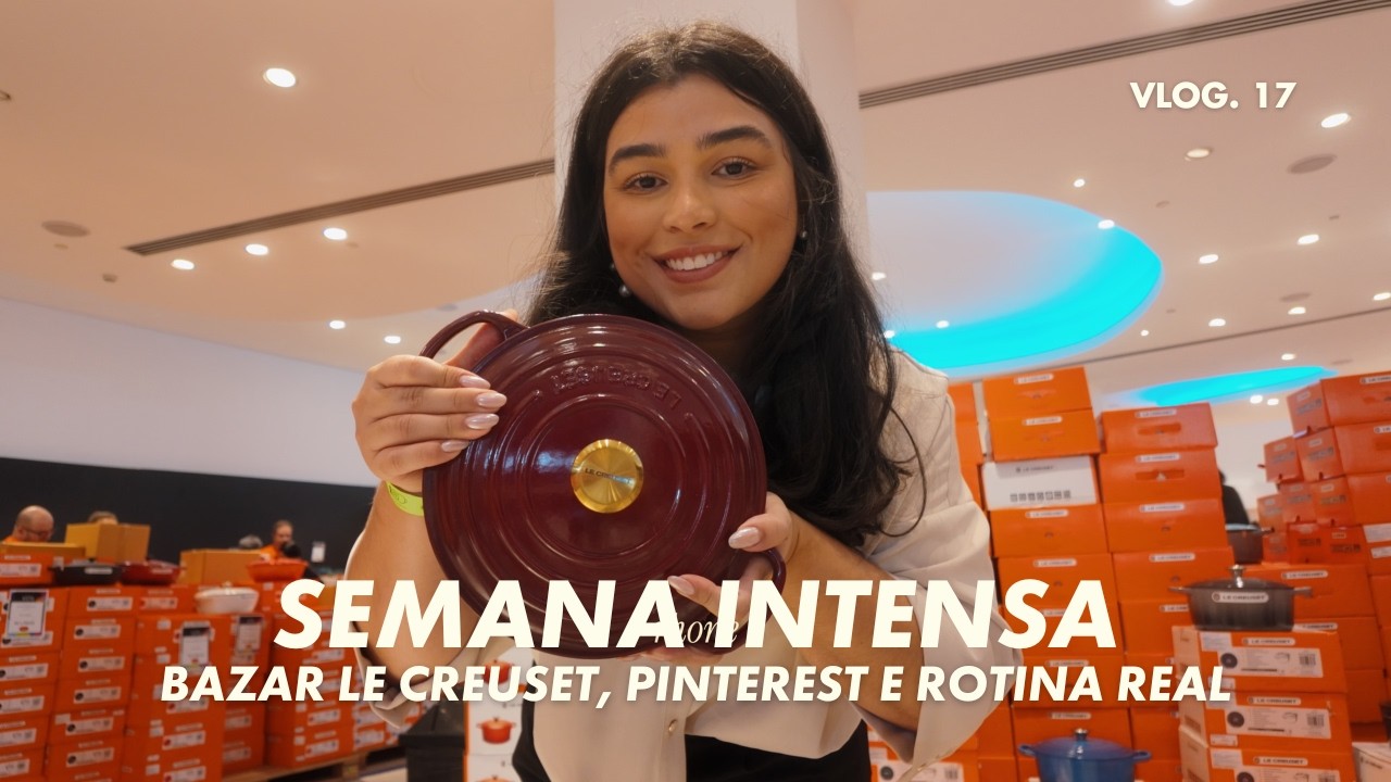 VLOG. 17 – Bazar Le Creuset, eventos como criadora & compras úteis pra casa | Marta Freitas