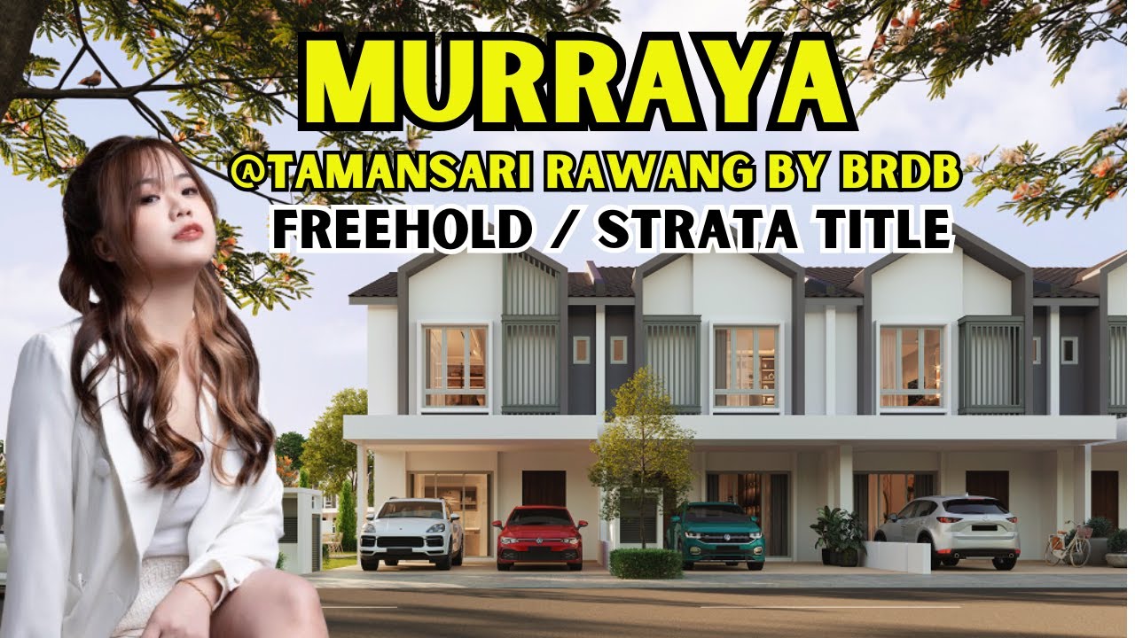 Murraya Tamansari Rawang freehold 2 storey house by BRDB. 2 minutes access Rawang Toll.