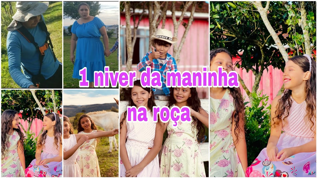1 niver da maninha  na roça 