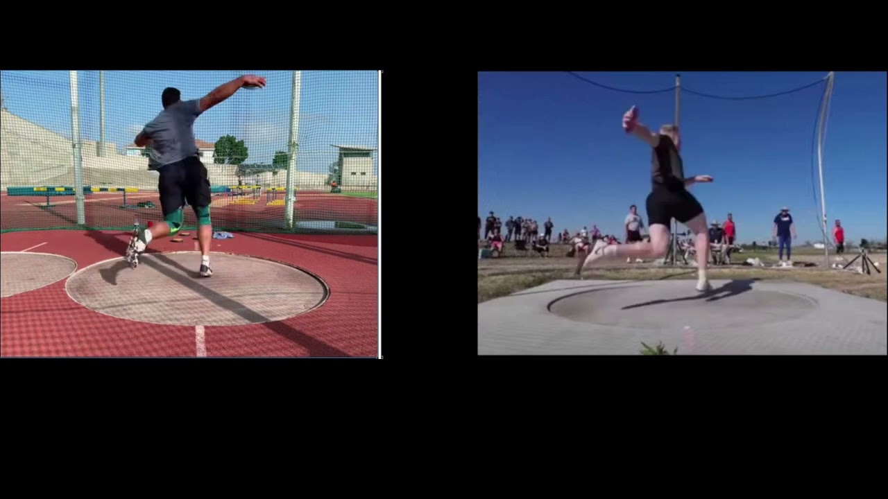 2 methods to achieve separation in the discus throw