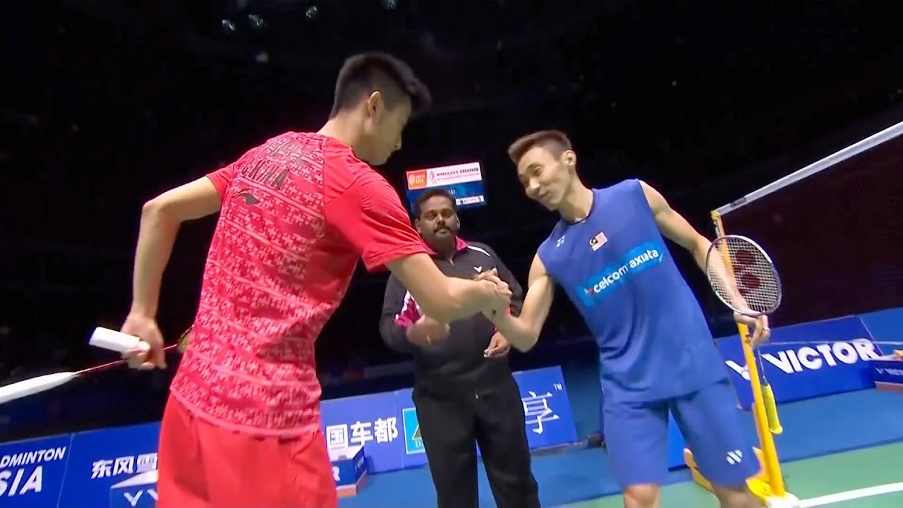 经典回顾，35岁还能飞天遁地！2016亚锦赛李宗伟vs谌龙，个人精剪+加字幕（第一局）