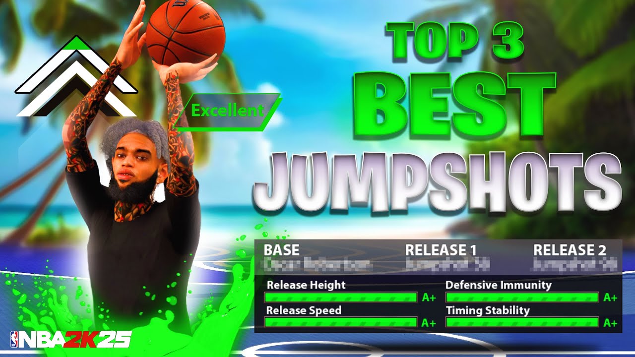 THE BEST 3 GREENLIGHT JUMPSHOTS IN NBA 2K25 + SHOOTING SECRETS AND TIPS!!!