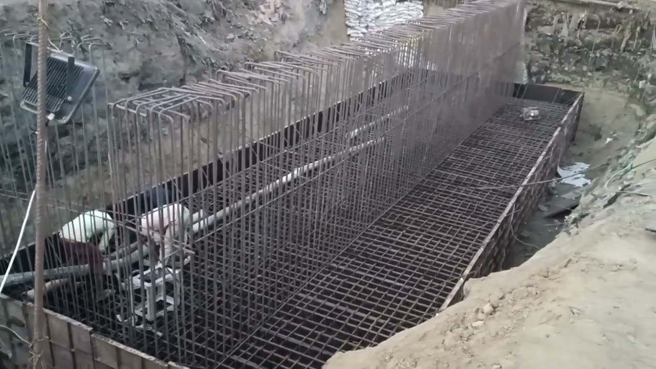 Steel bars ka Detail Bridge Construction m/ Abutment Construction Explained