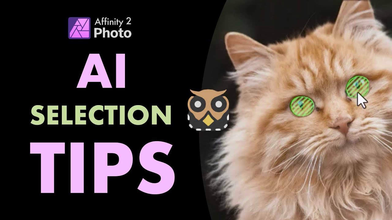 AFFINITY PHOTO 2.6: FIVE AI SELECTION TIPS
