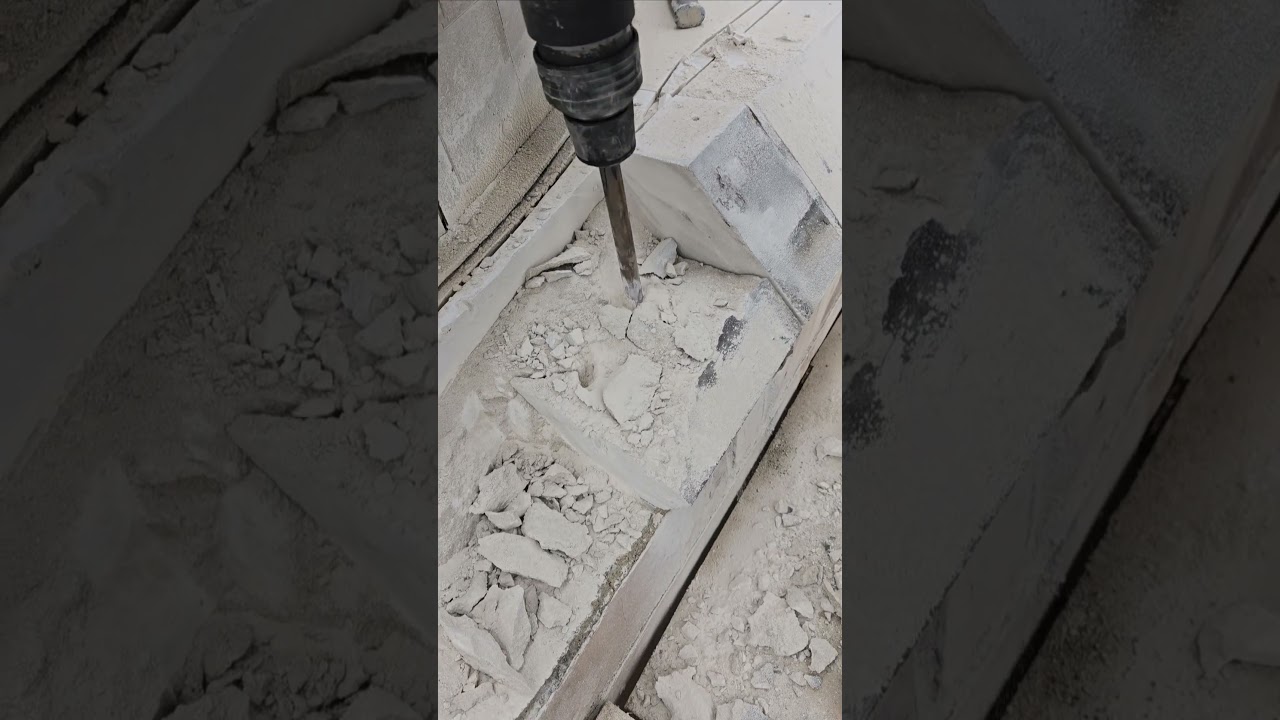 I like the sharper,smaller chisel bit on the Milwaukee sds max hammer