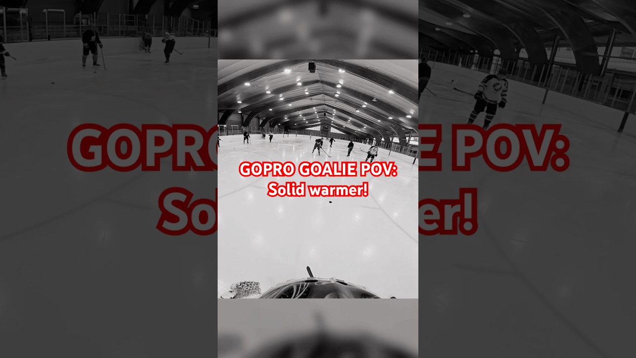 Solid warmup with no dekes or headshots, thank you boys! #pov #hockey #dji #gopro #fyp