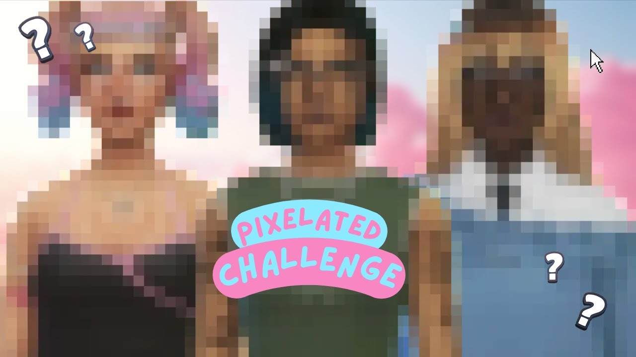 ☆ Pixelated Challenge ✨| Sims 4 CAS ☆