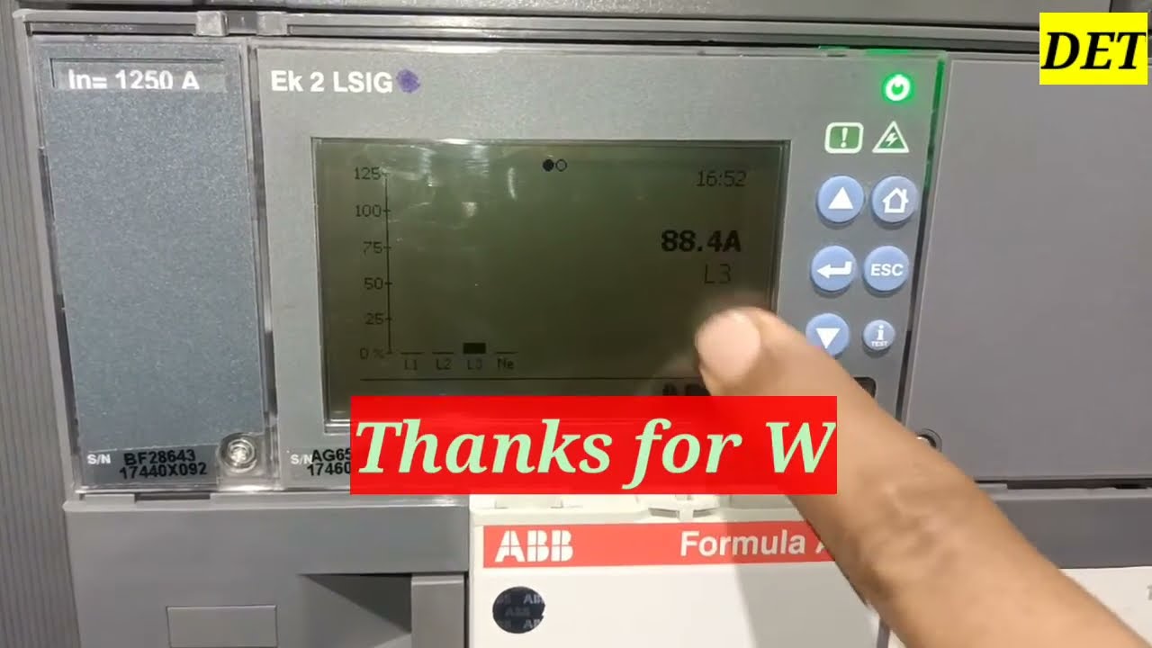 ABB Formula ACB Relay Programming #dronveer #acb #lsig #LSIGRELAY #ABB #pr121/p#pr122/p #pr123/p#ek2