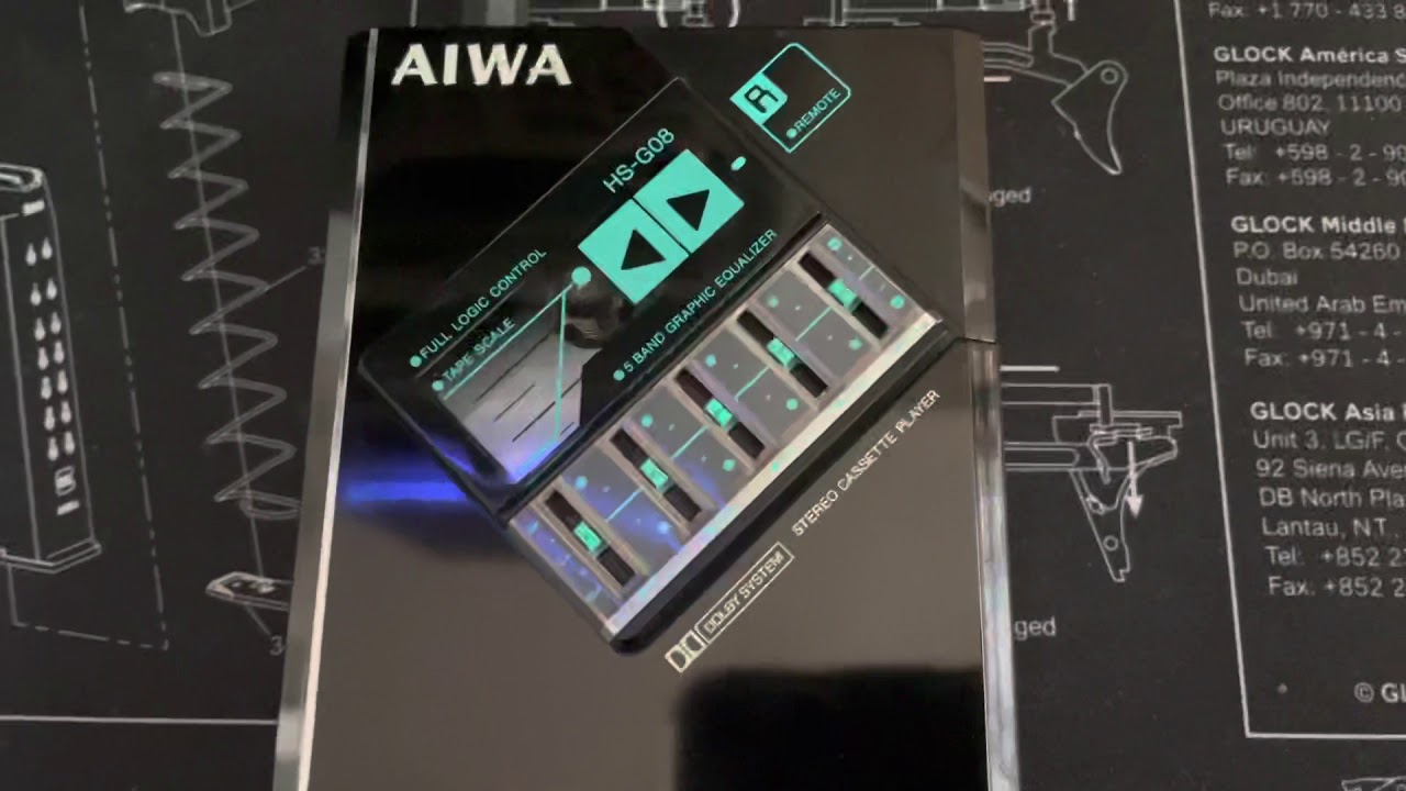 AIWA HS-G08 Walkman restored and ready for the next 40 years