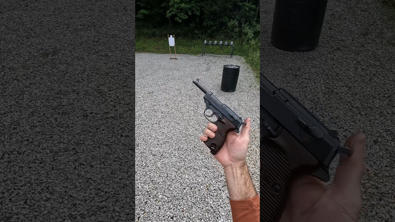 Walther P38 produkcji Mauser - byf 44