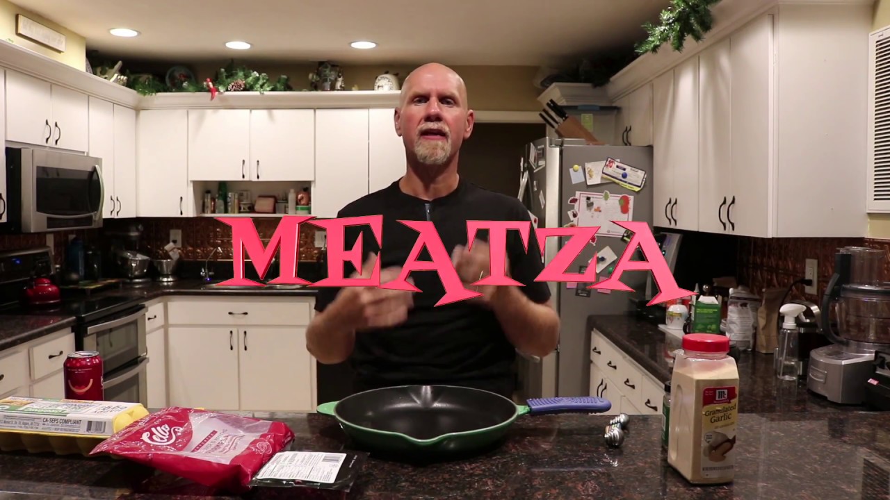 Как приготовить MEATZA (корж для пиццы из говяжьего фарша)