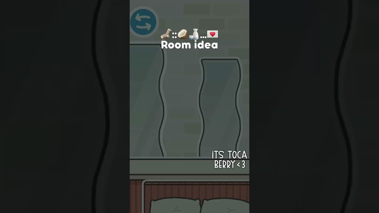 aesthetic room idea 💌 modern mansion toca boca #shorts
