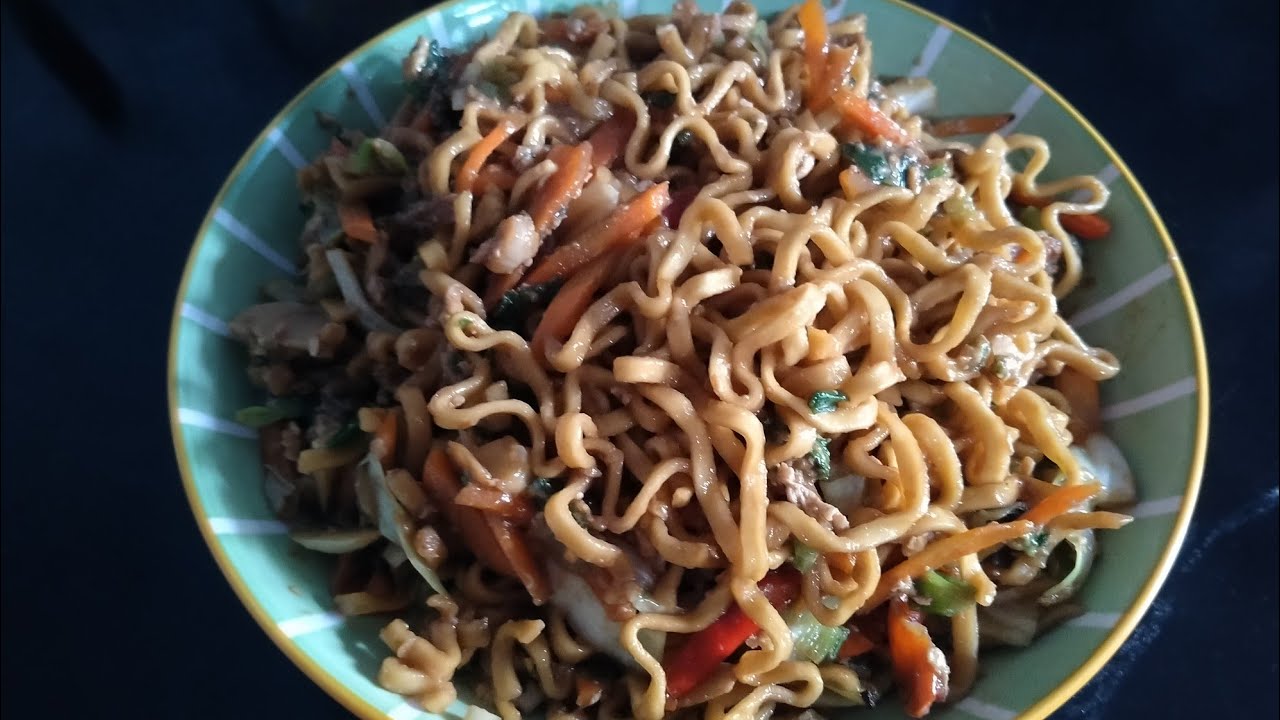 Masak mie goreng sederhana 