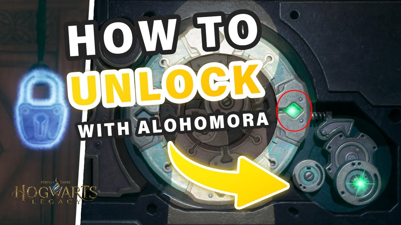 How to get Alohomora Charm & How to Unlock Locks ► Hogwarts Legacy