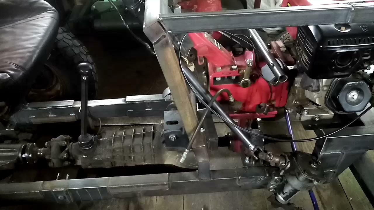 Минитрактор классика из мотоблока. Продолжение