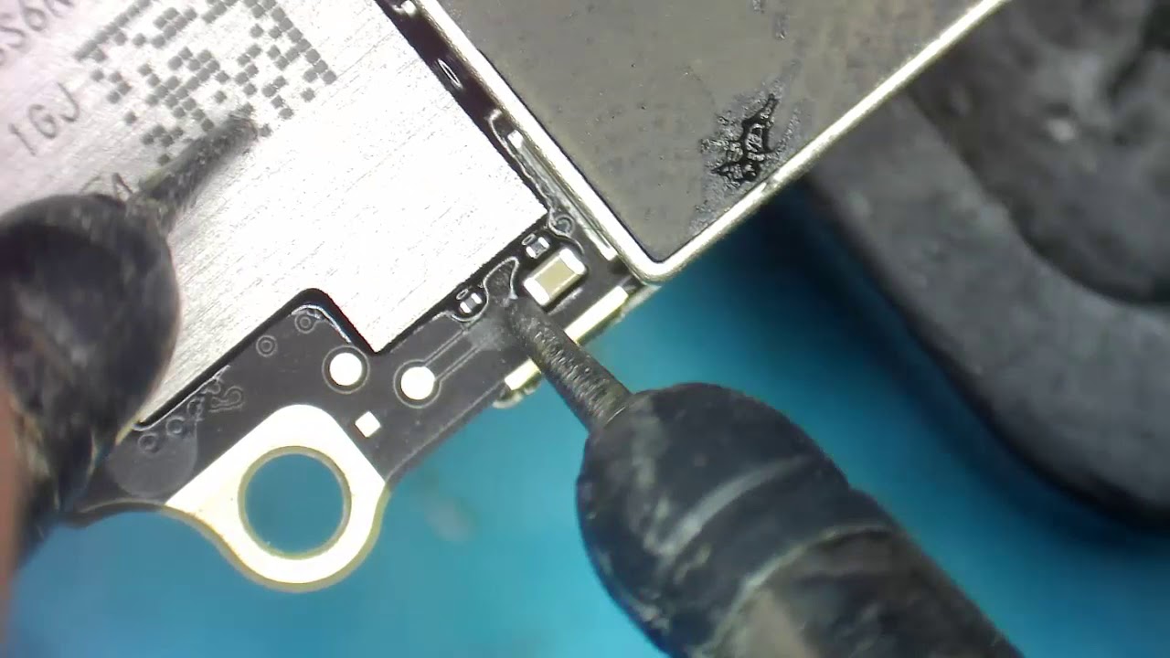 iphone 7 plus corto en chip de carga tigris.