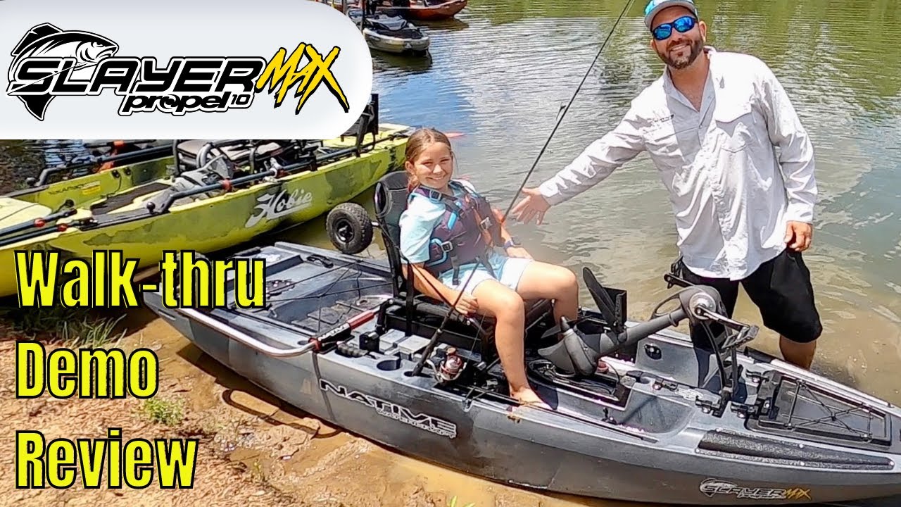 Native Slayer Propel Max 10 - Fishing Kayak - Walk Through, On the Water Demo, and Unbiased Review