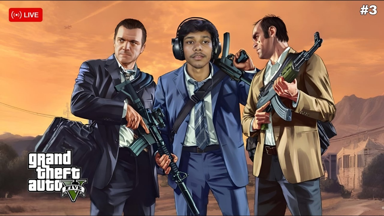 GTA 5 Day 3 🔥 | Story Mode Start | Hindi Gameplay | First Mission Live