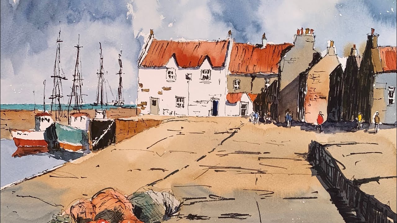 Crail Harbour Scotland