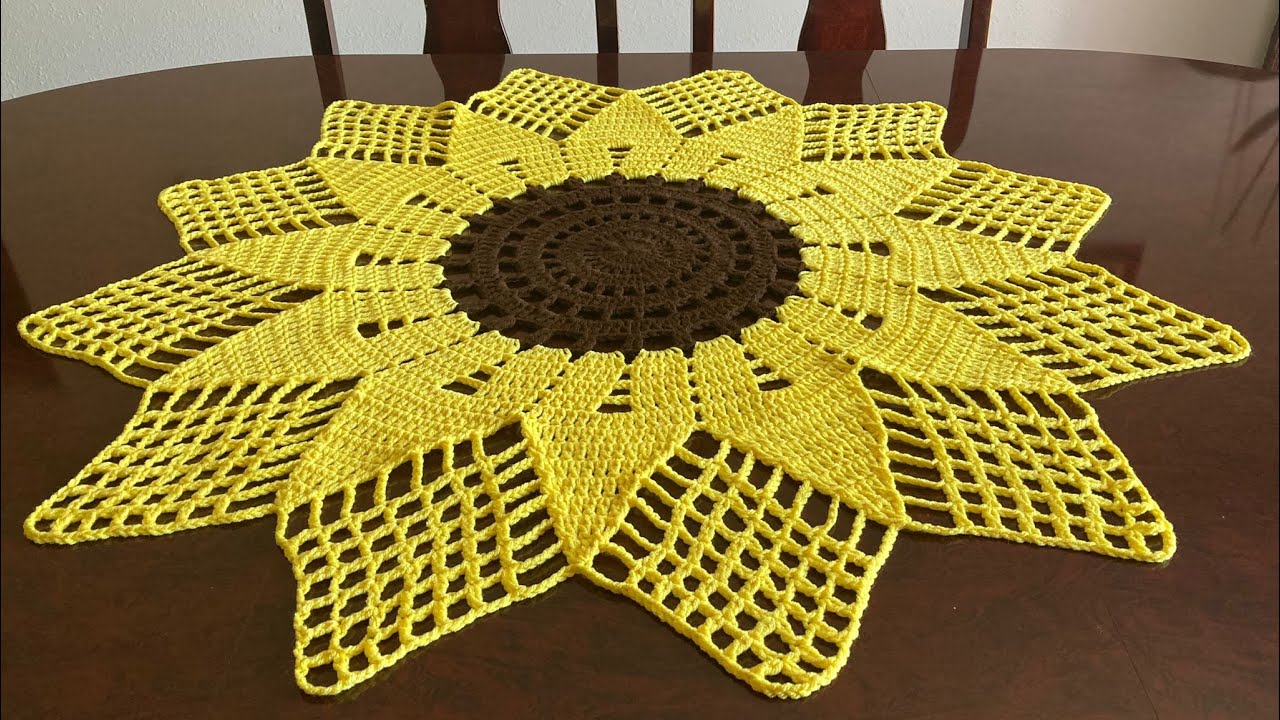Centro de mesa a crochet paso a paso