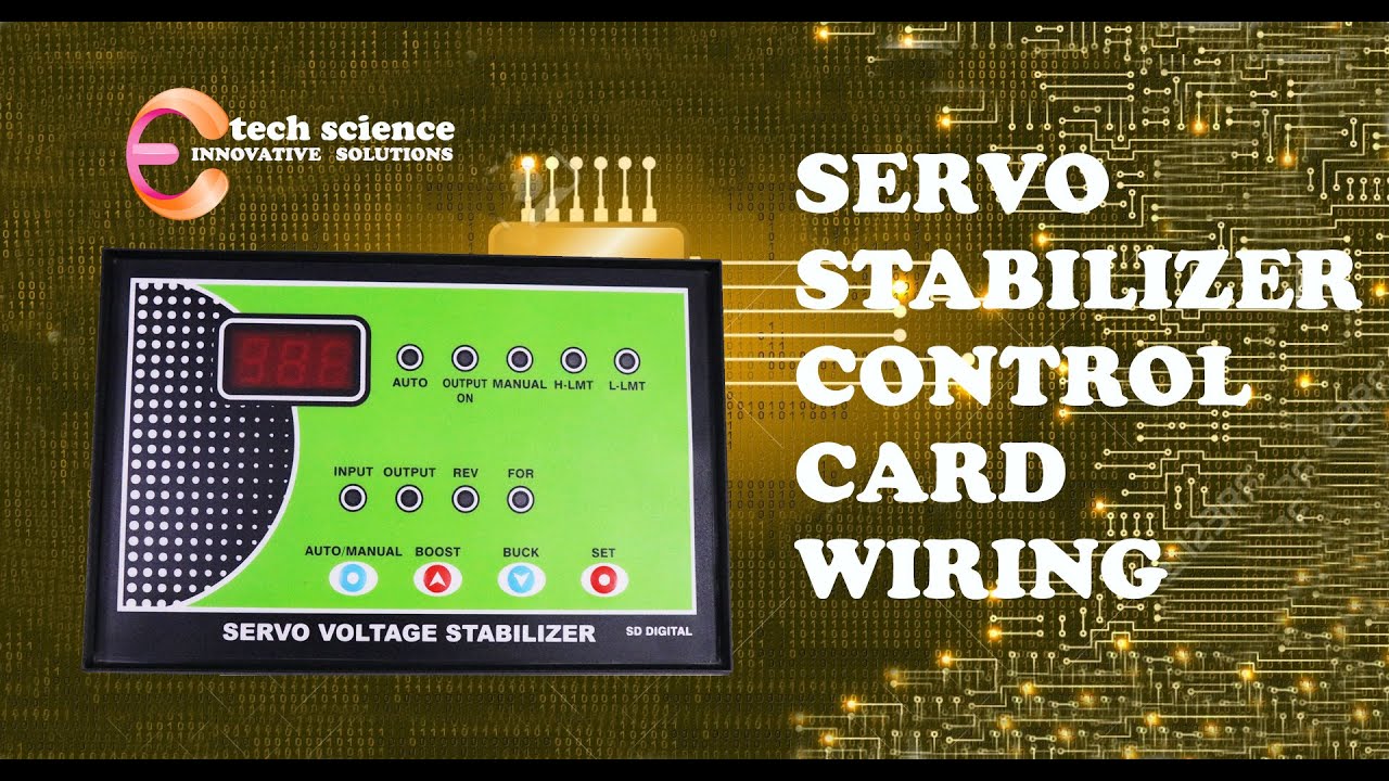SERVO STABILIZER CONTROL CARD WIRING