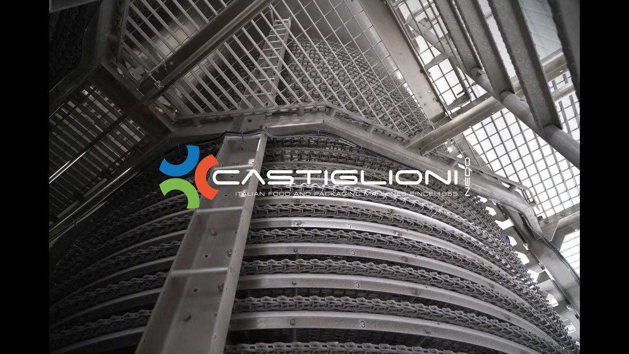Spirale di surgelazione per l'industria alimentare