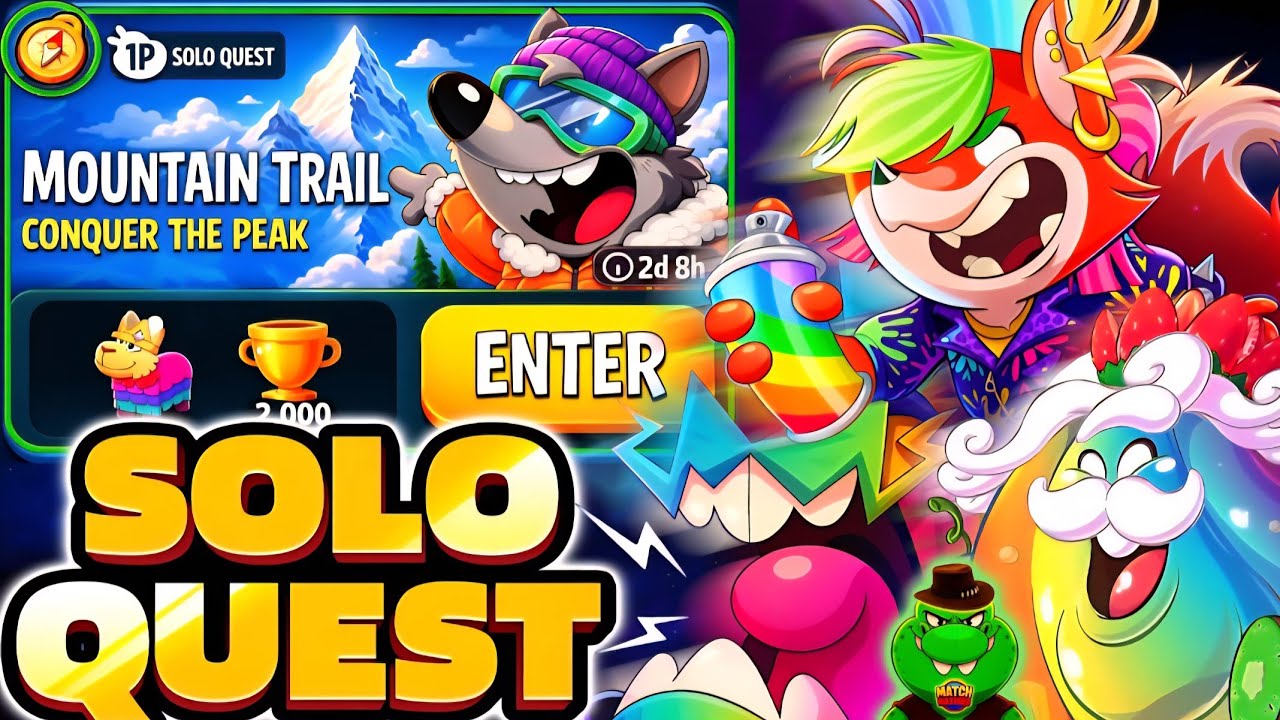 COMPLETING SOLO QUEST ㅡ  MOUNTRAIL TRAIL | Match Masters